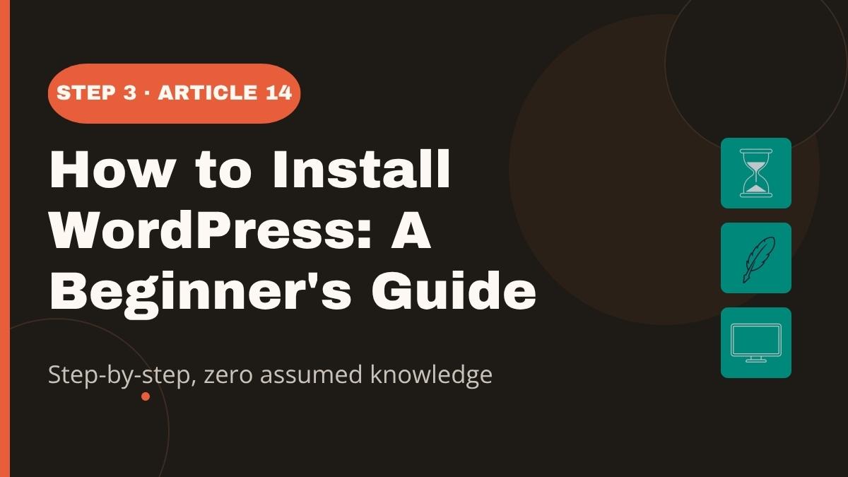 Never touched WordPress before? No problem. This step-by-step guide walks you through the whole installation process — no tech experience needed, no jargon, no skipped steps.