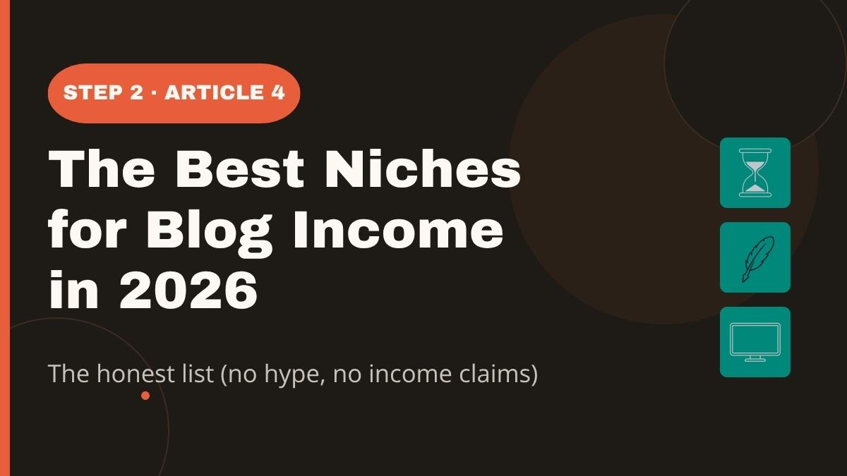 Not all niches are created equal. Here are the blog niches most likely to generate real income in 2026 — and more importantly, how to find the version that actually suits you.